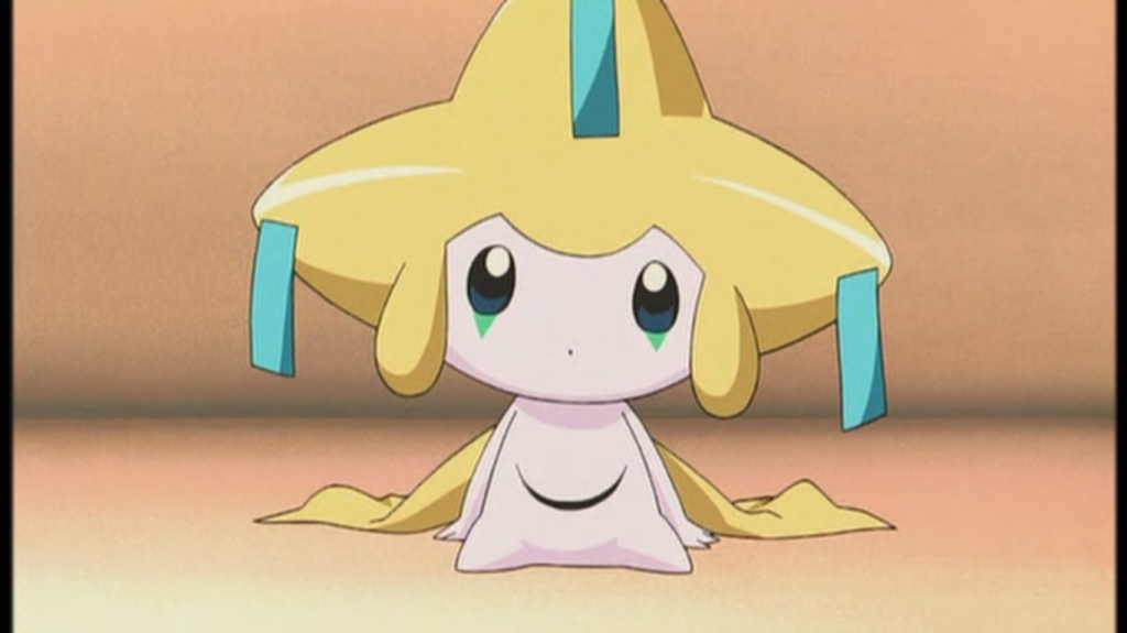 The titular Pokemon of this film, Jirachi! Isn't it adorable?